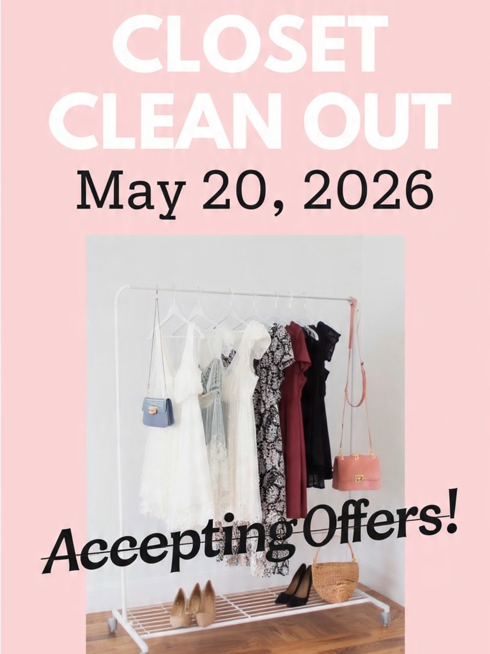 MAJOR CLOSET CLEAN OUT – LIVE May 20, 2026!